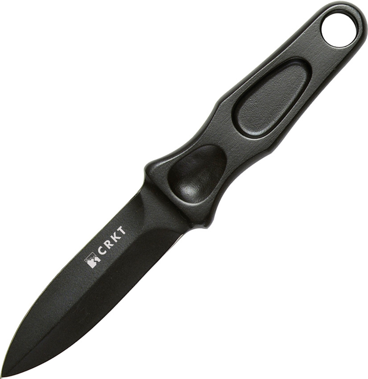 CRKT A.G. Russell Sting Fixed Blade Knife (Black)