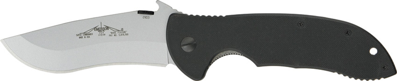 Emerson Knives Super Commander SF Linerlock Knife (Stonewash)