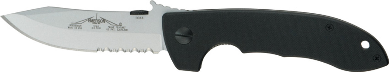 Emerson Knives Mini CQC-8 SFS Horseman Linerlock Knife (Stonewash