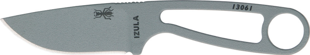 ESEE Izula Gray Drop Point Fixed Blade Knife