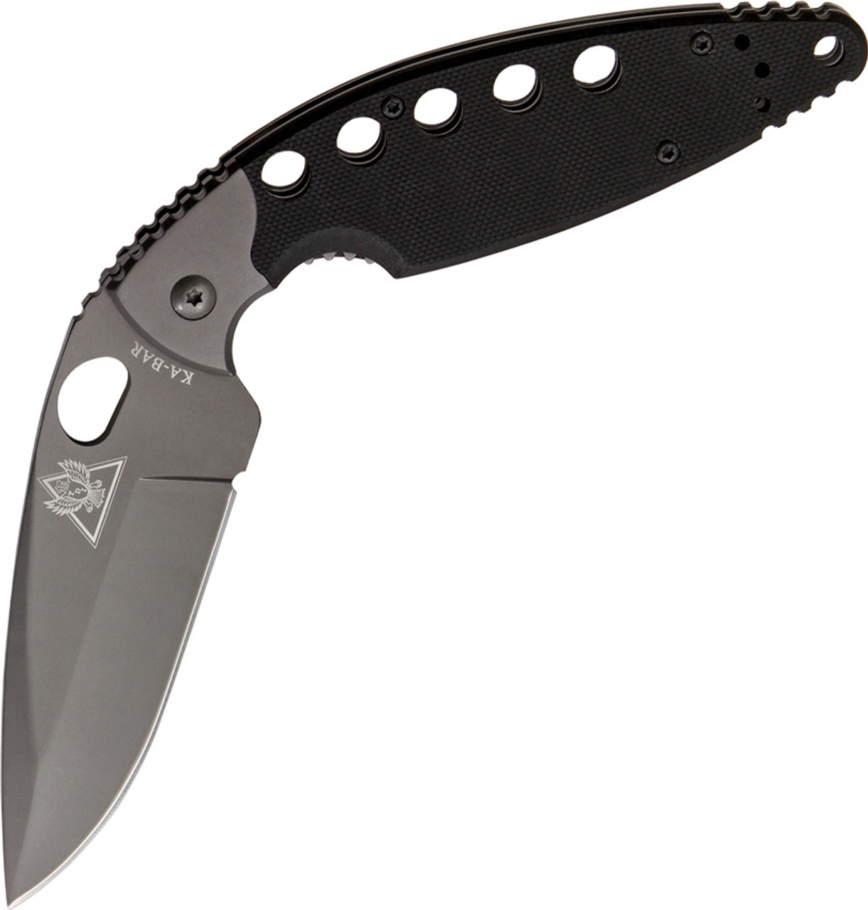 Ka-Bar TDI Black G10 Sidelock Folder Knife