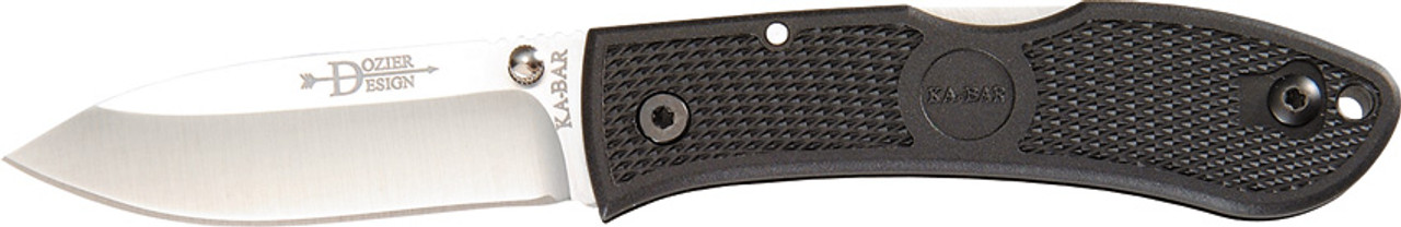 Ka-Bar Dozier Precision Black Lockback Hunter Knife