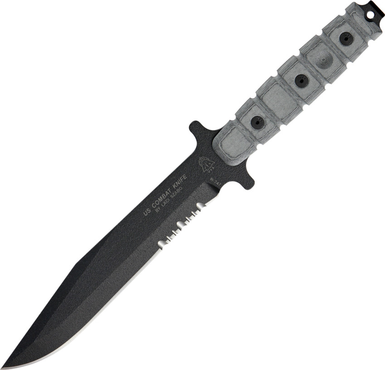 TOPS Knives US Combat Fixed Blade Knife Perry Knifeworks