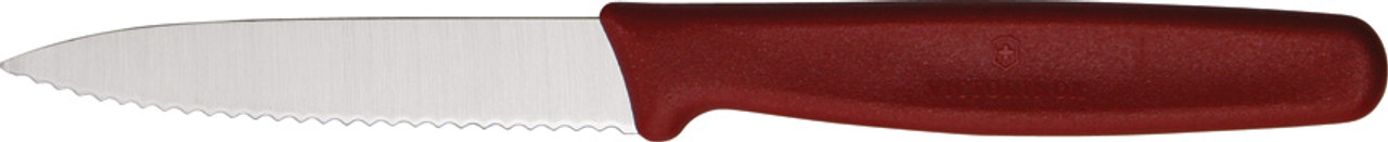 Victorinox Red Serrated Paring Knife