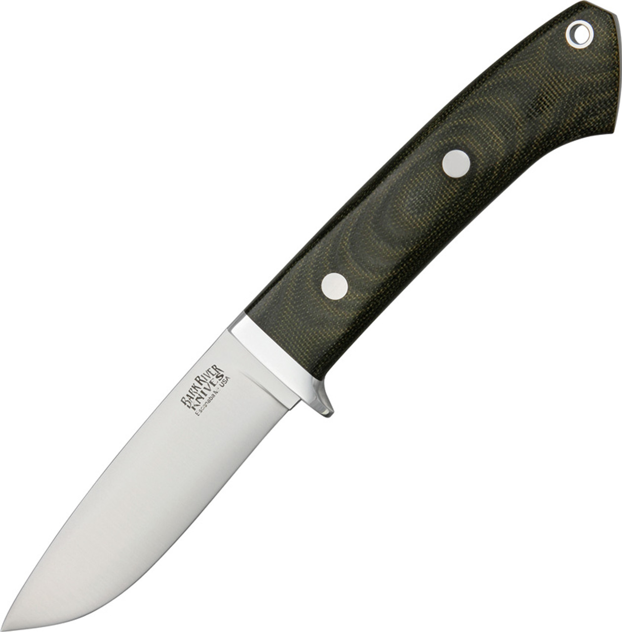 Bark River Classic Drop Point Hunter Knife (Satin)