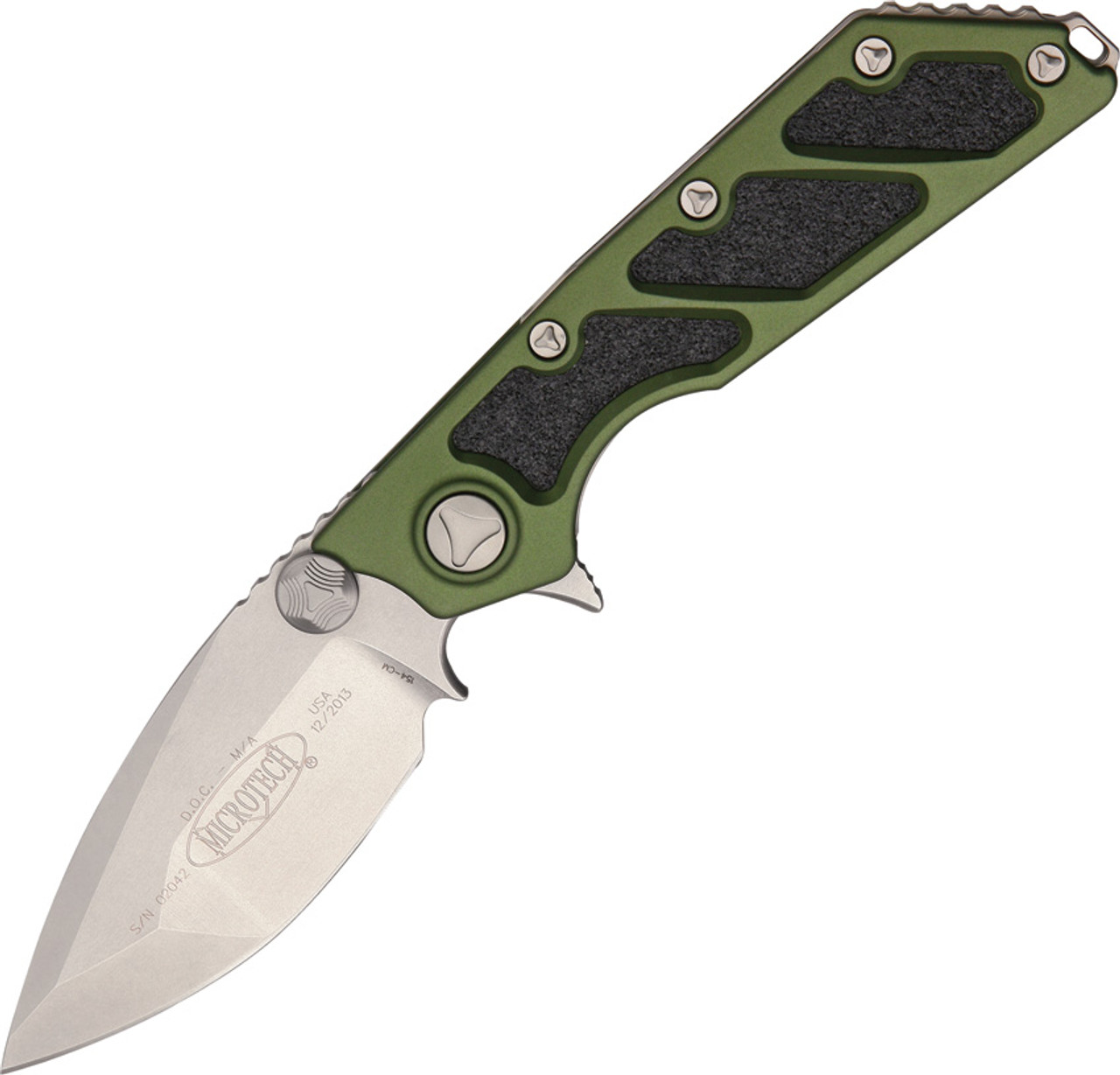Microtech Green DOC Marfione/ Strider Tactical Flipper Knife