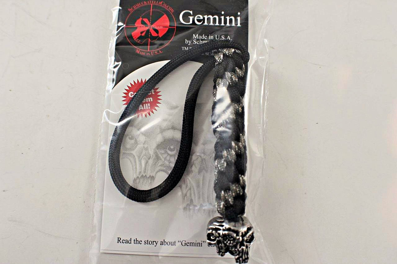 Schmuckatelli Gemini Twins Dig. Camo Lanyard (Pewter Bead)