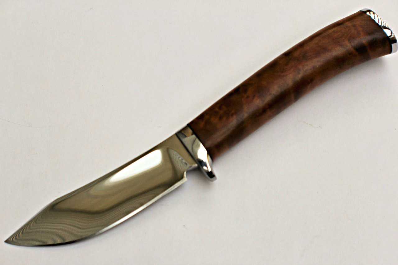 Jim Siska Custom Maple Hunter Knife (Polished)