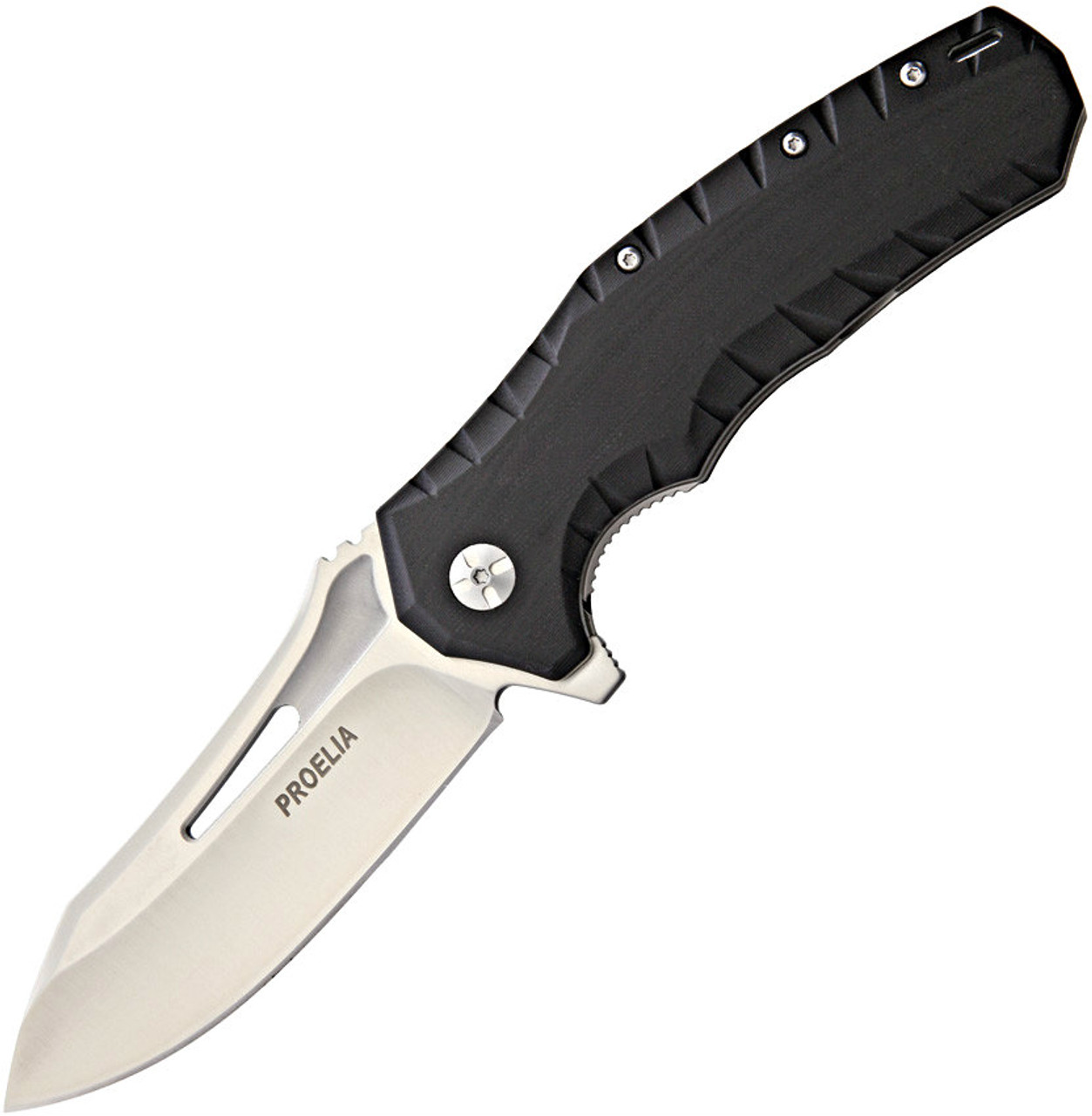 Defcon Blade Works Proelia Linerlock Knife (Satin)