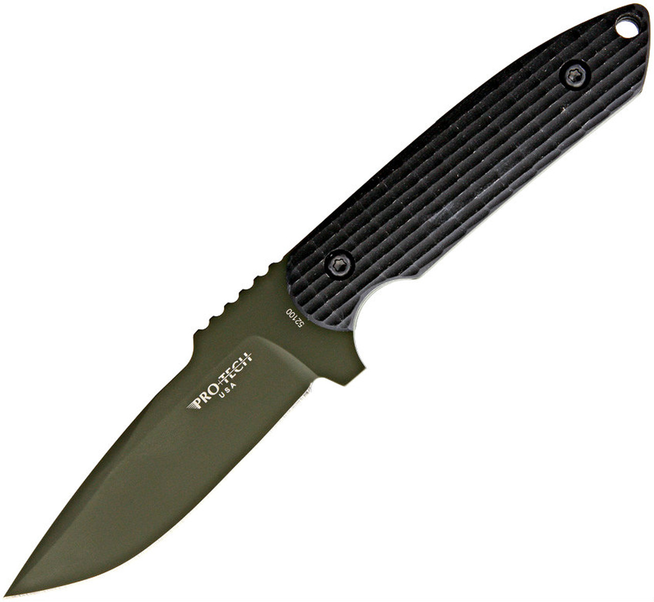 Protech Rockeye Fixed Blade Knife (OD Green)