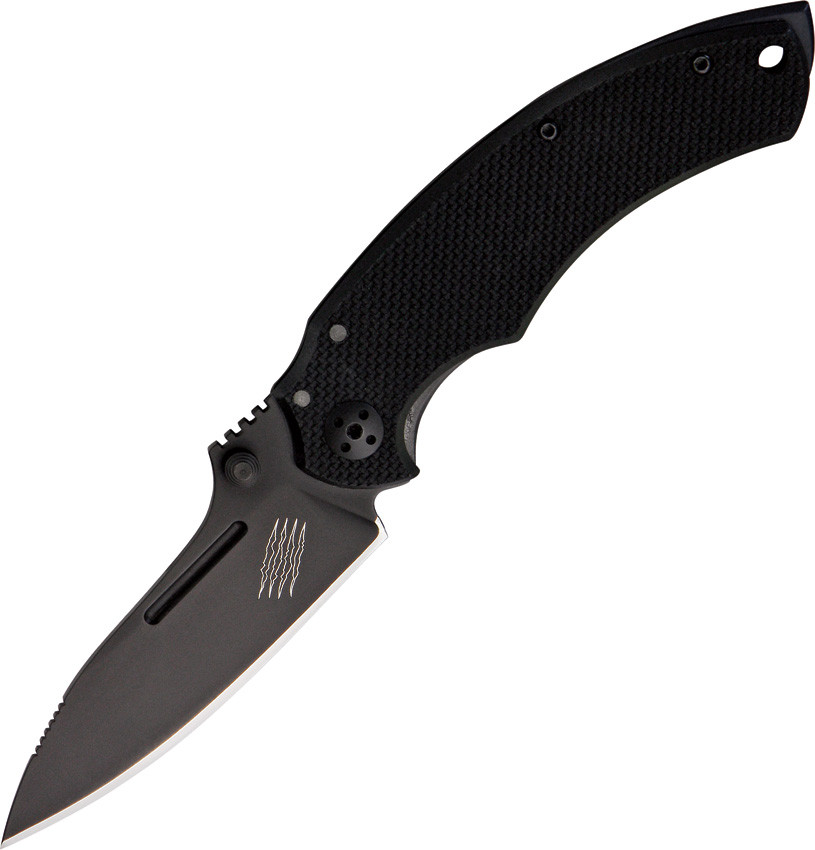 Bastinelli Creations BBR2 Frame Lock Folder Knife (Black) - Perry