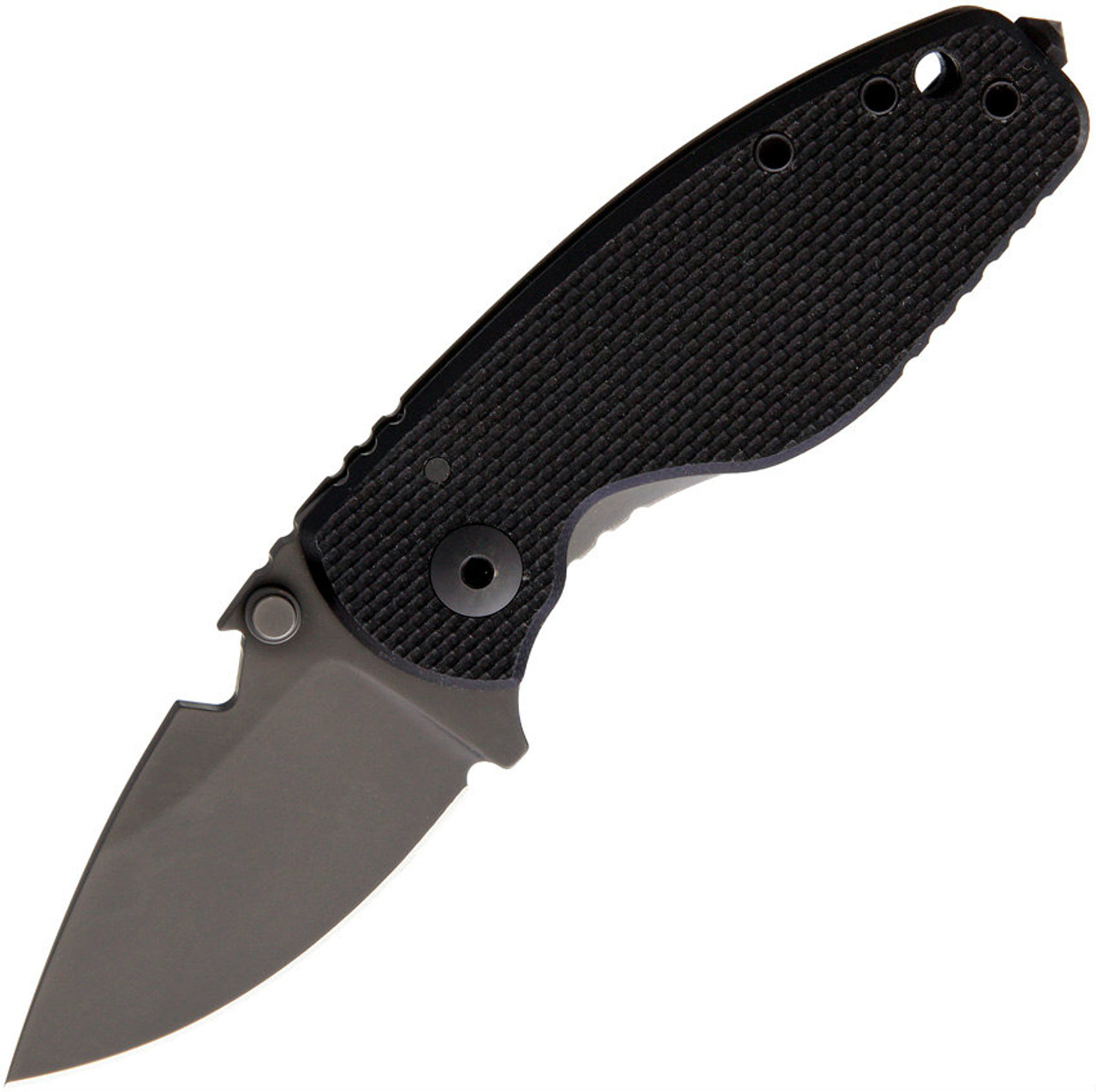 DPx Gear H.E.A.T./F Triple Black Framelock Knife (Black)