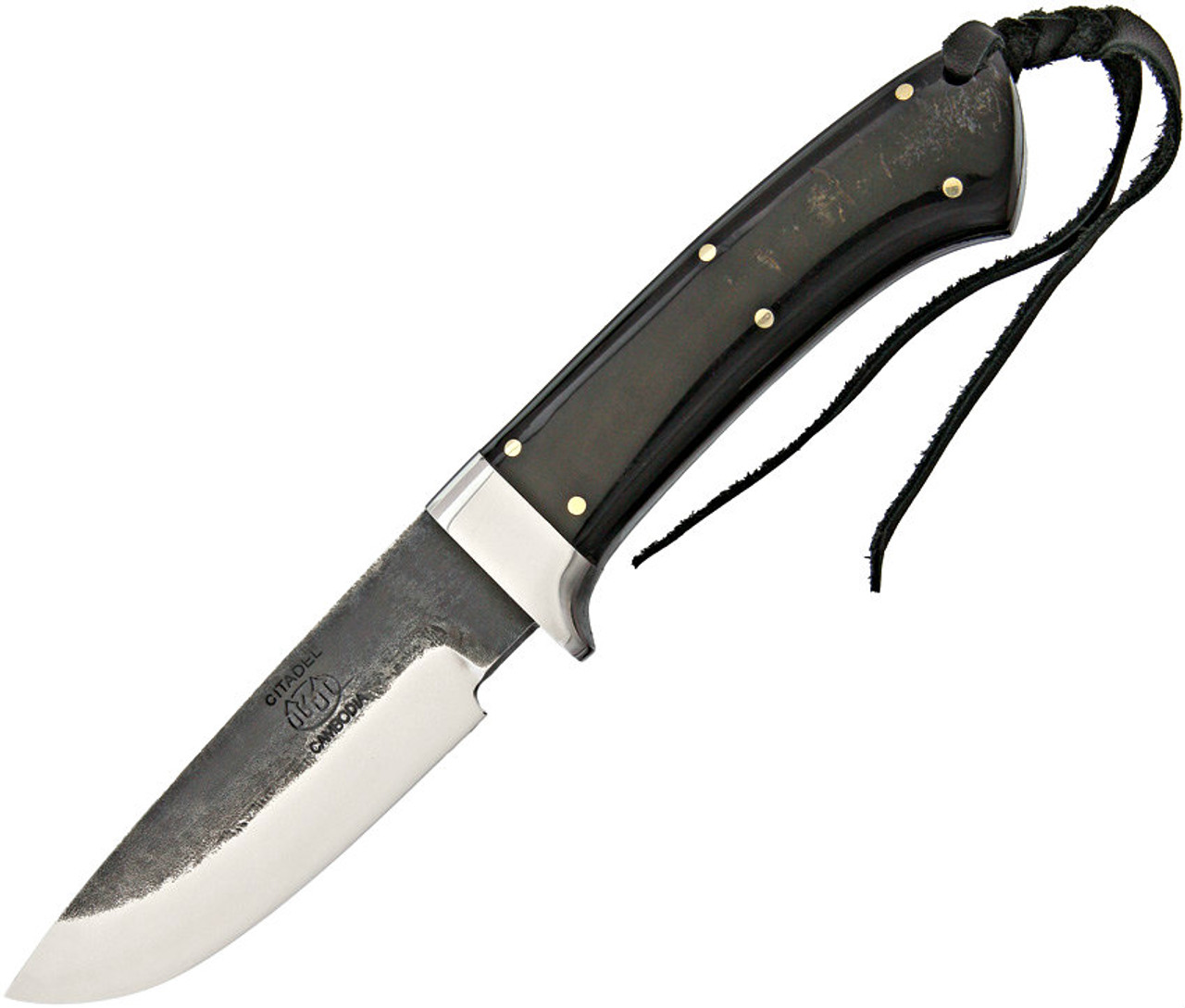 Citadel Baltic 2 Buffalo Horn Fixed Blade Knife (Polished)