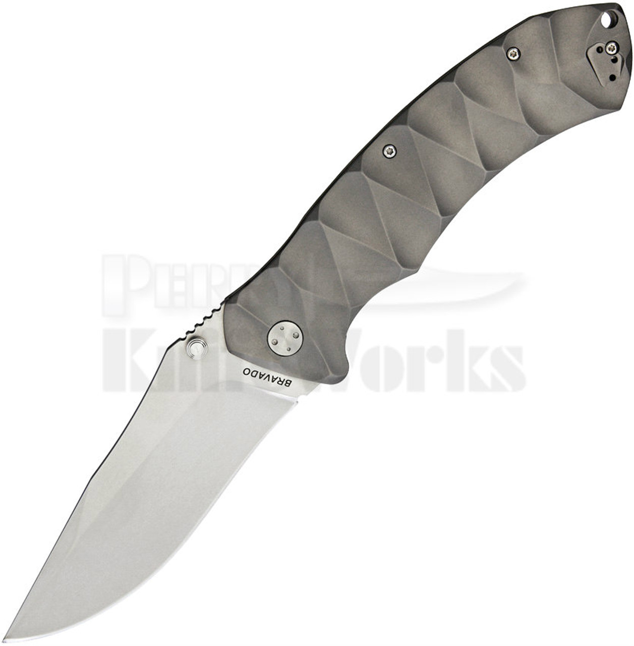 Fox Knives Olamic Design Bravado Framelock Knife (Stonewash)