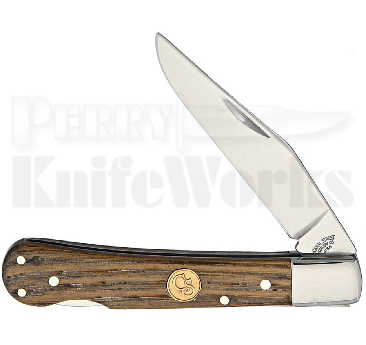 Canal Street Cutlery Pinch Chestnut Lockback Knife (Polished)