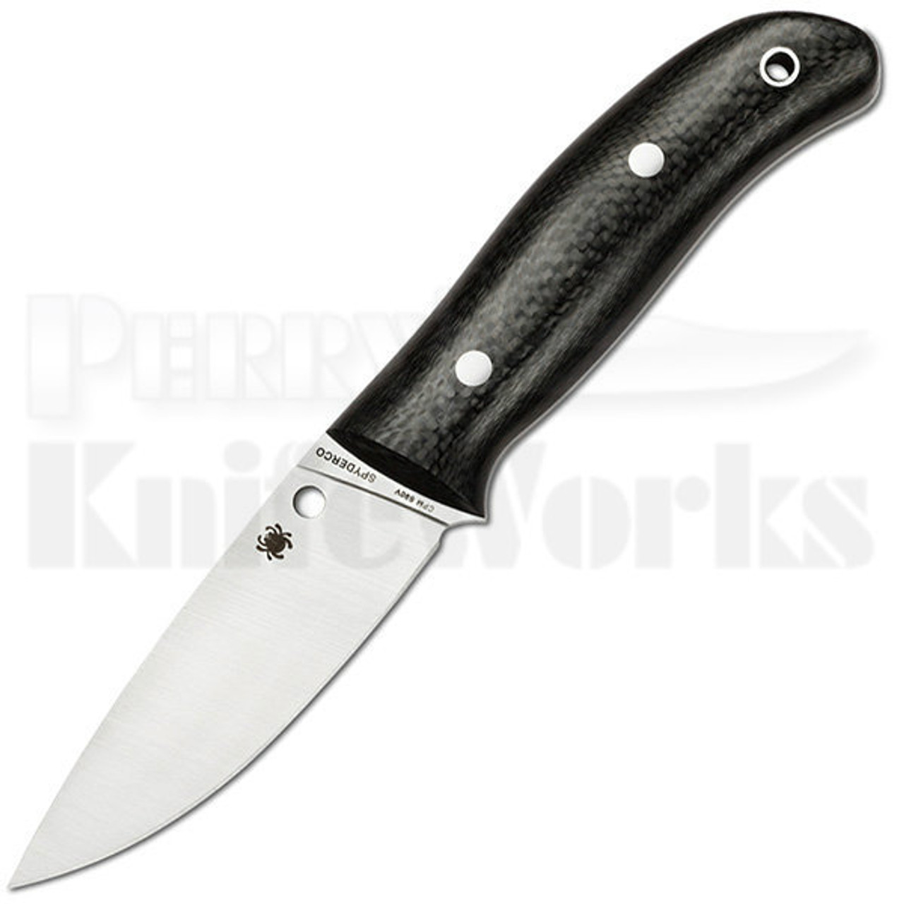 Spyderco Proficient Carbon Fiber Fixed Blade Knife (Satin)