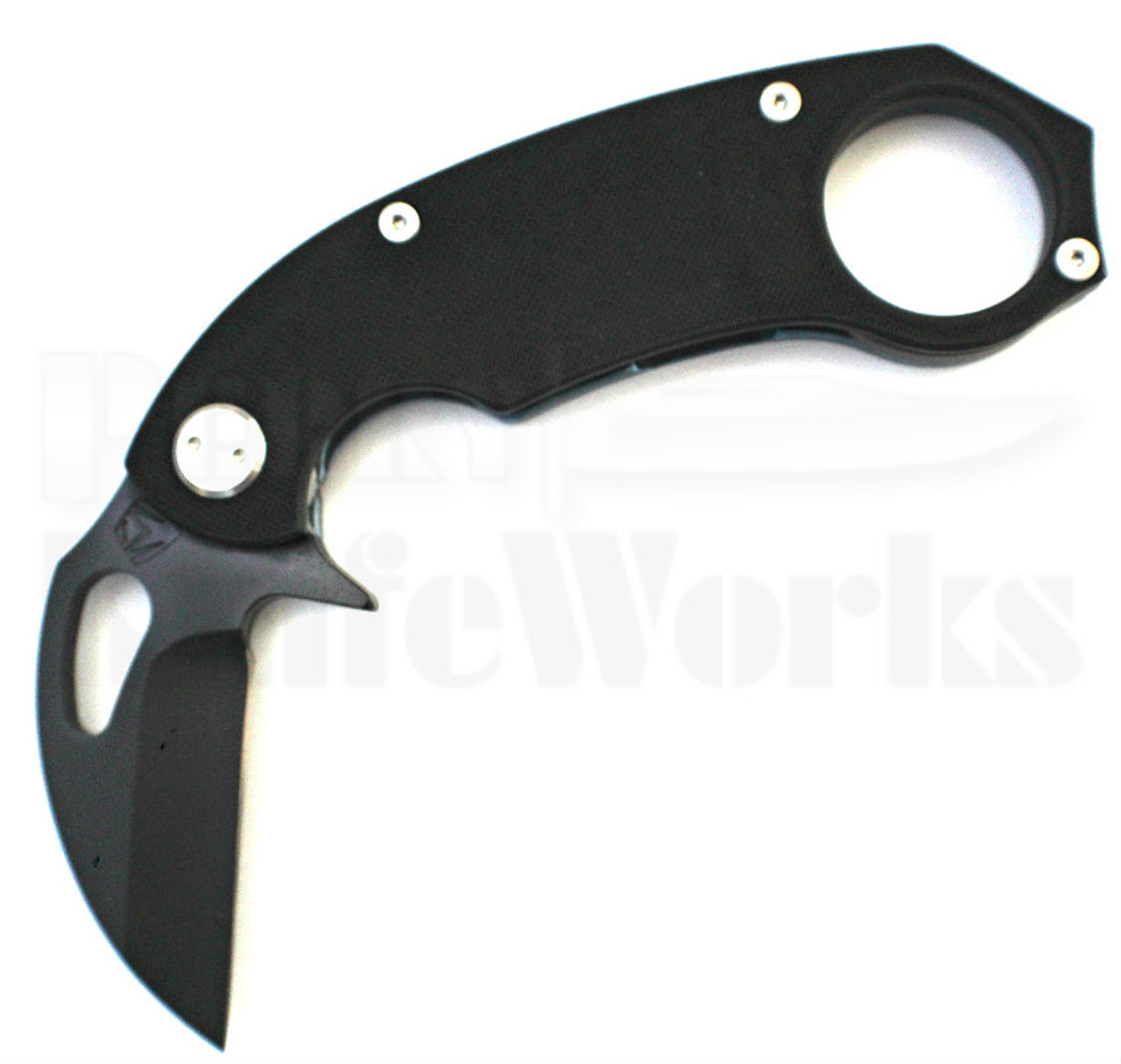 Medford Knife & Tool TFK-1 Black Folding Karambit Knife (Black PVD)