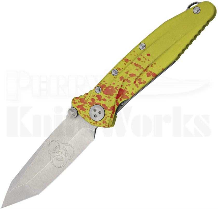 Microtech Socom Delta Zombie Framelock Knife (Stonewash) - Perry