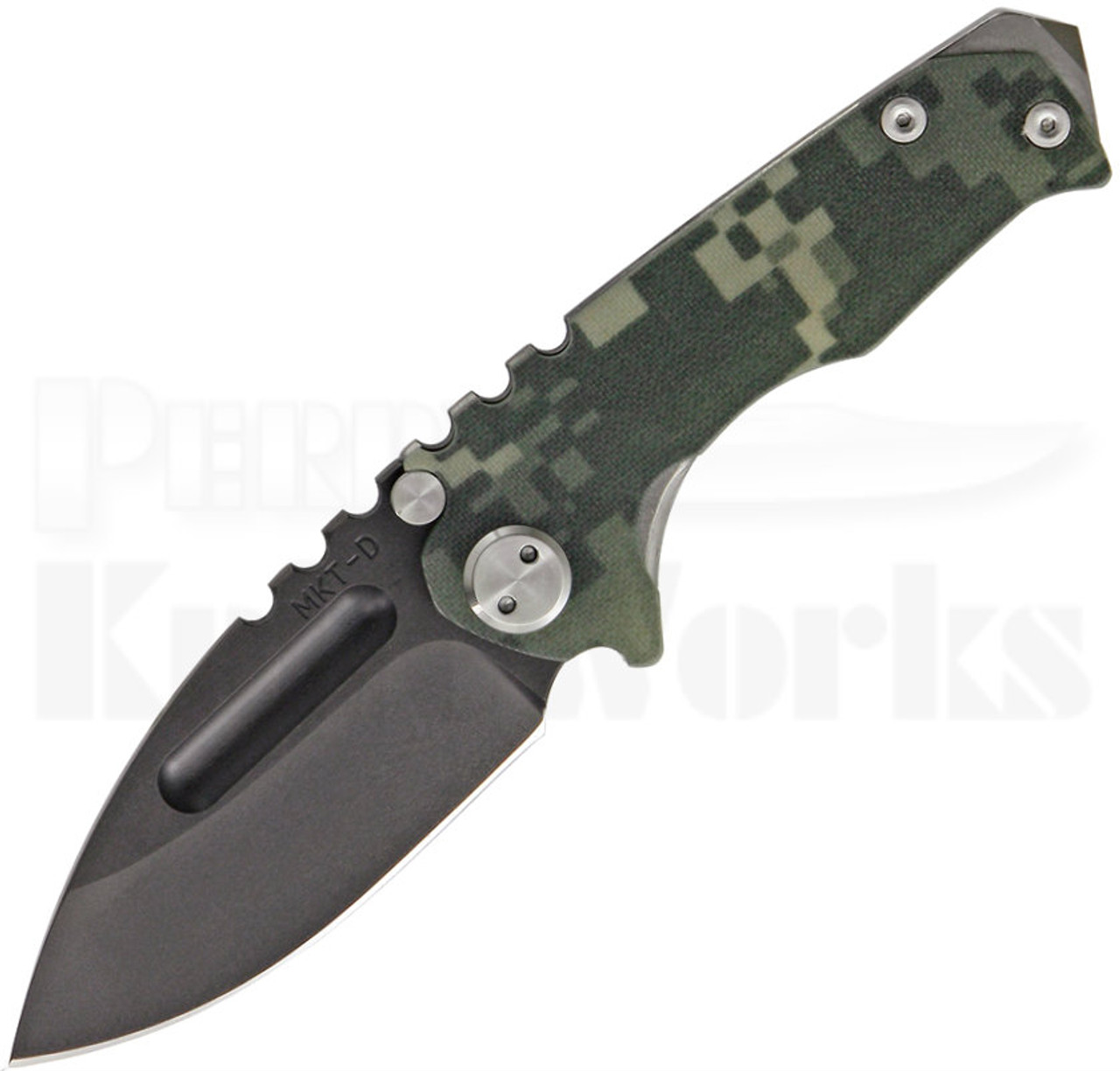 Medford Knife & Tool Micro Praetorian G Dig.Cam/Tumble Knife (Black PVD)