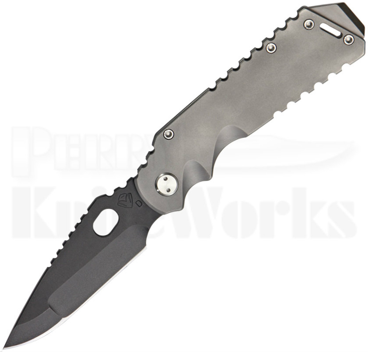 Medford Knife & Tool Arktika Tumbled Frame Lock Knife (Black PVD)