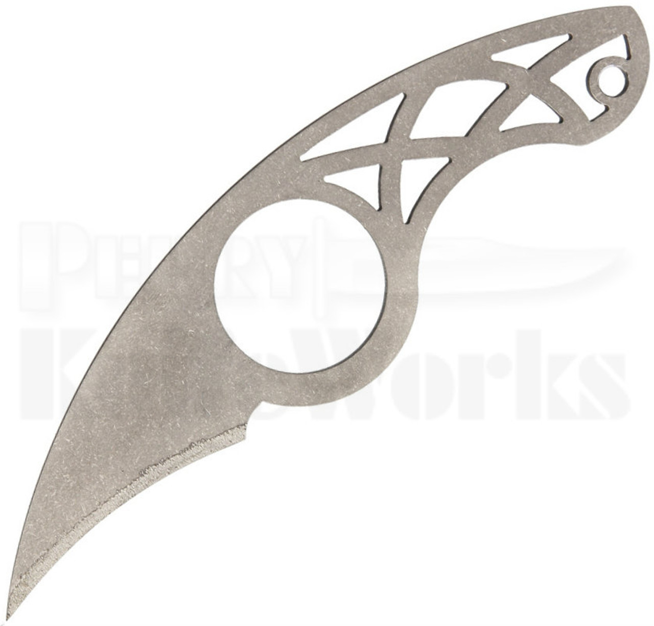 Schwartz Tactical ST La Griffe Titanium Neck Knife (Stonewash)