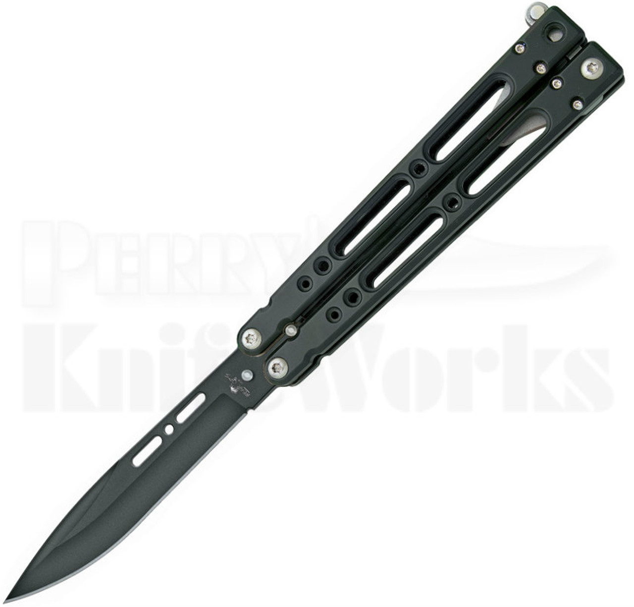 Bear Ops Bear Song IV Black Butterfly Knife (Black)