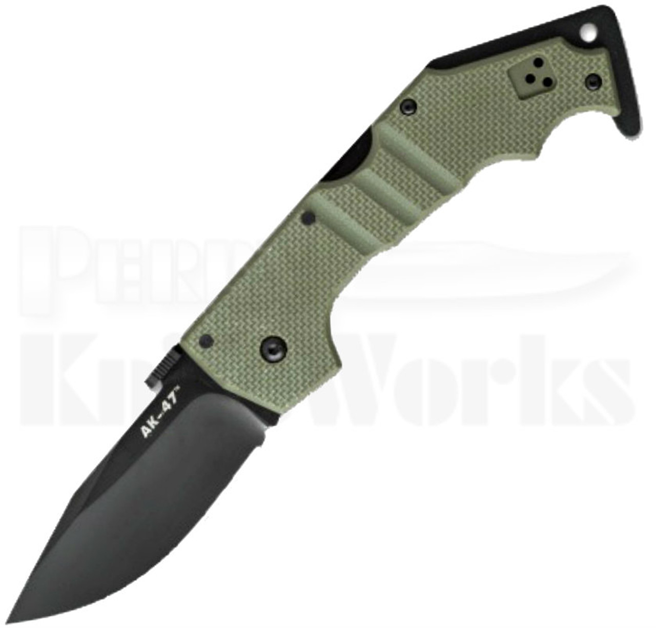 Cold Steel AK-47 OD Green Lockback Knife (Black CTS-XHP)