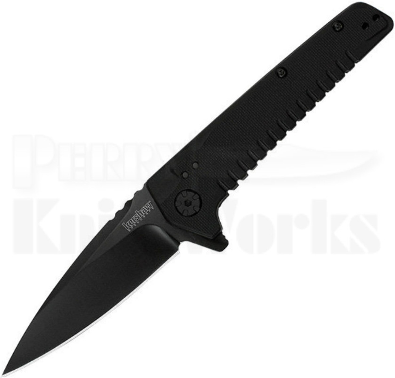 Kershaw Fatback Assisted Opening Linerlock Flipper Knife (Black)