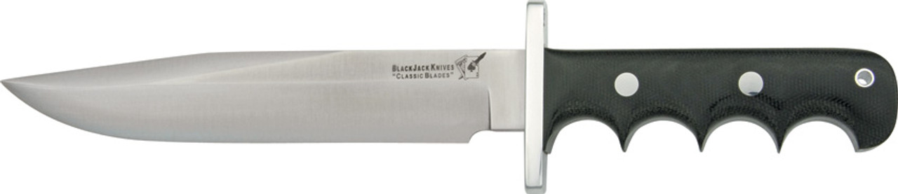 Blackjack Halo Attack Black Fixed Blade Knife