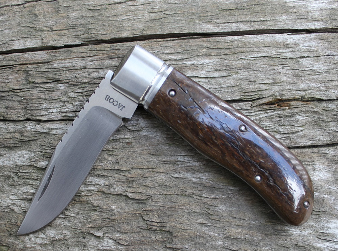 Phil Jacobs Mammoth Ivory Trapper Knife