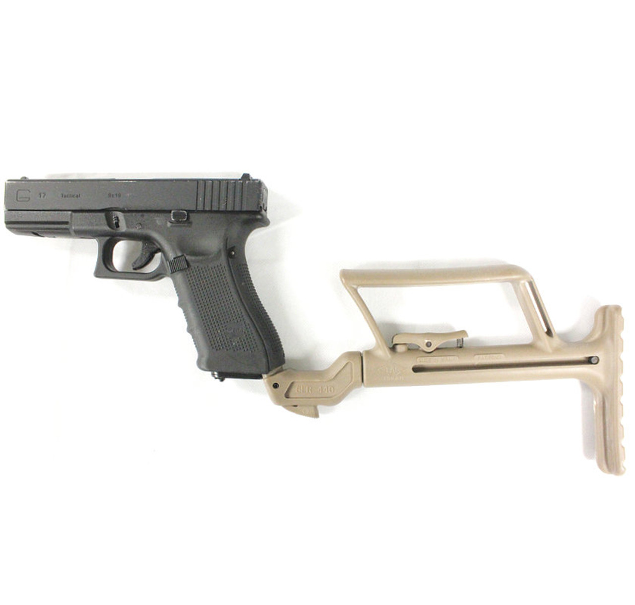 The Armory Knives GLR-440 Glock Compact Tactical Stock (Tan)