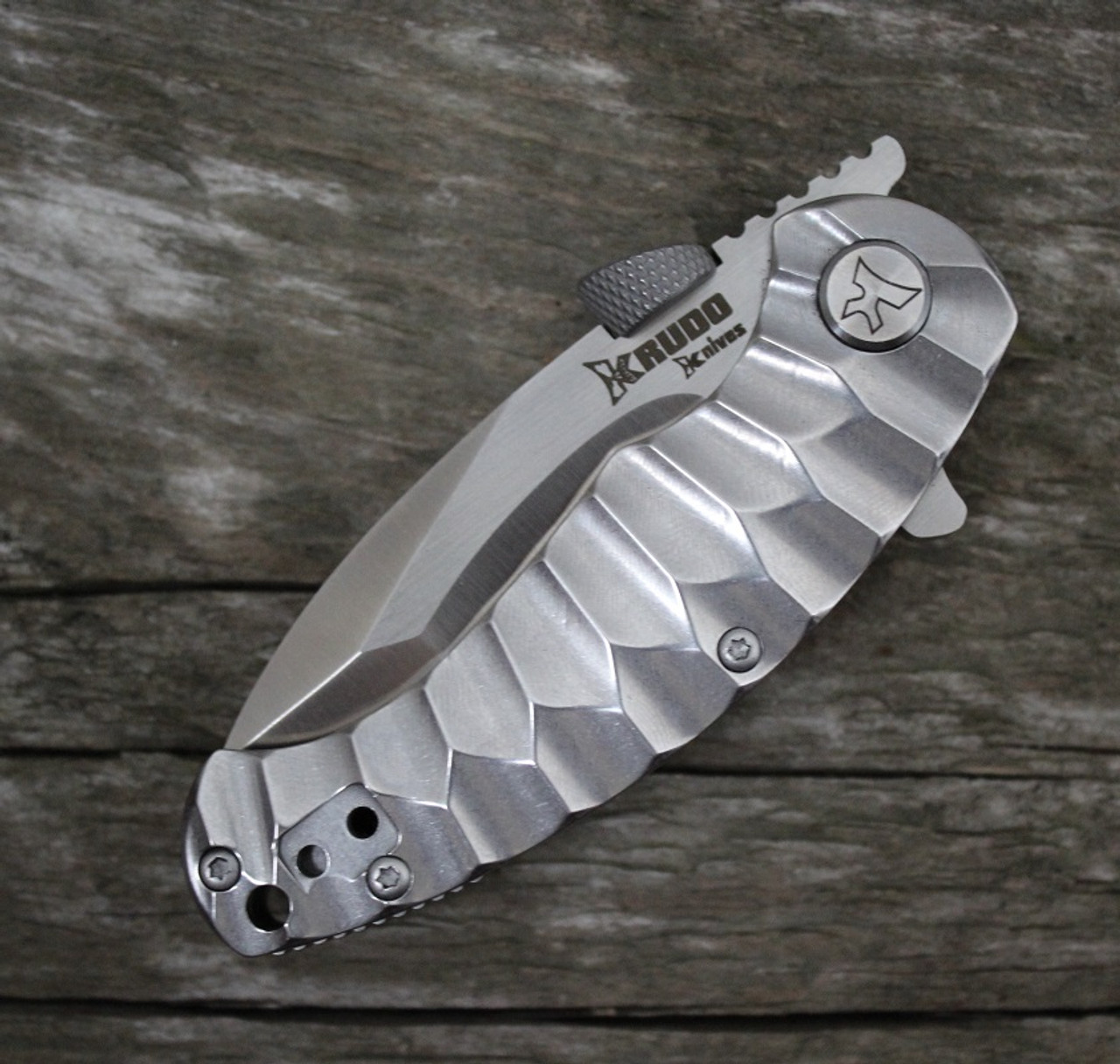 Krudo IOTA Compact Framelock Flipper Knife (Satin)