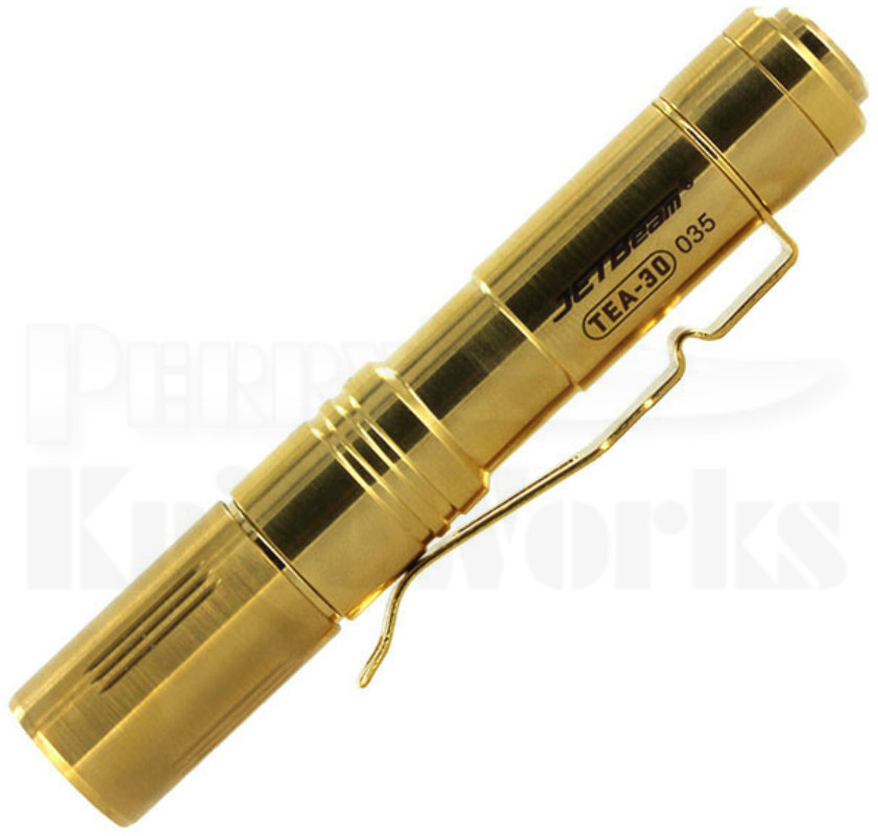 JETBeam Tea30 Limited Ed. 24K Gold LED Flashlight (131 Lumens)