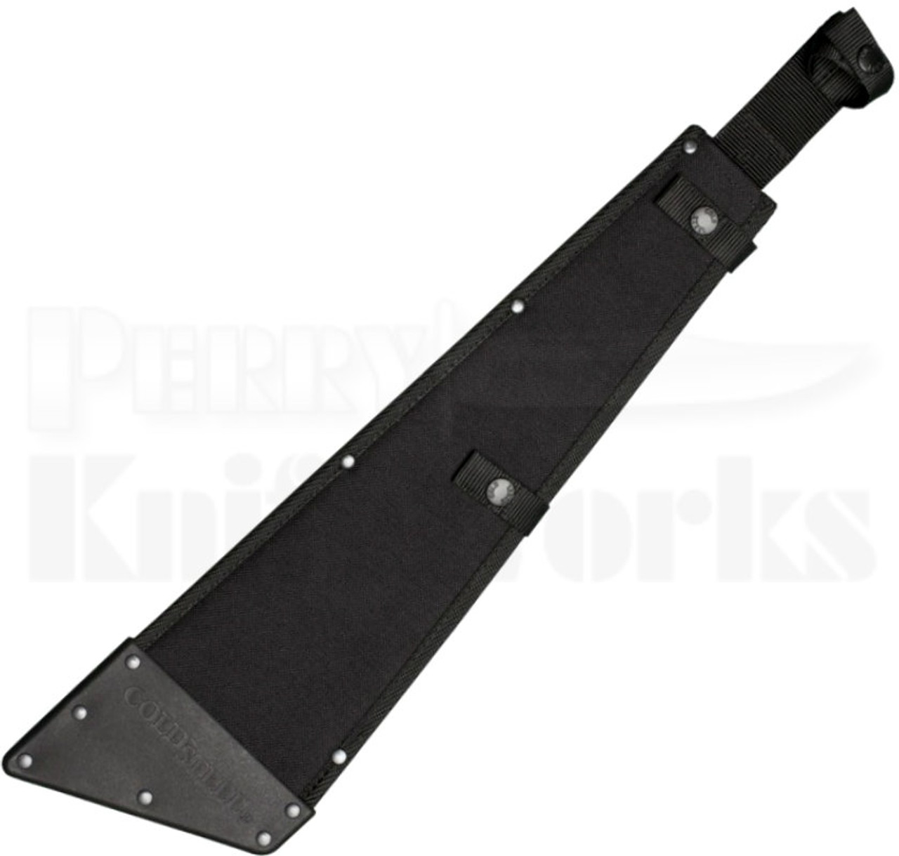 Cold Steel Slant Tip Machete Fixed Blade Knife (Black) 97ST18S
