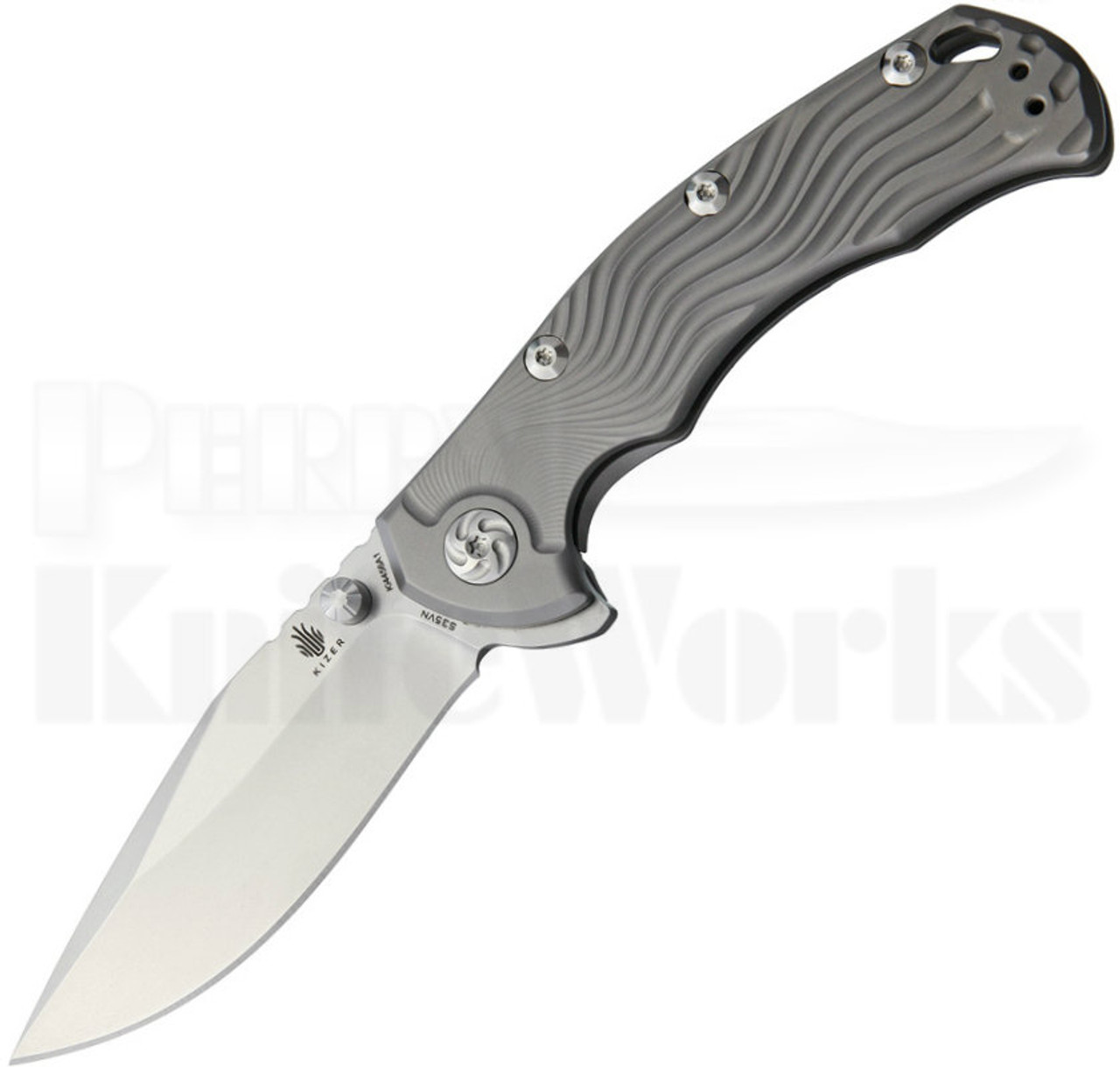 Kizer River Cat Framelock Flipper Knife Ki4456A1