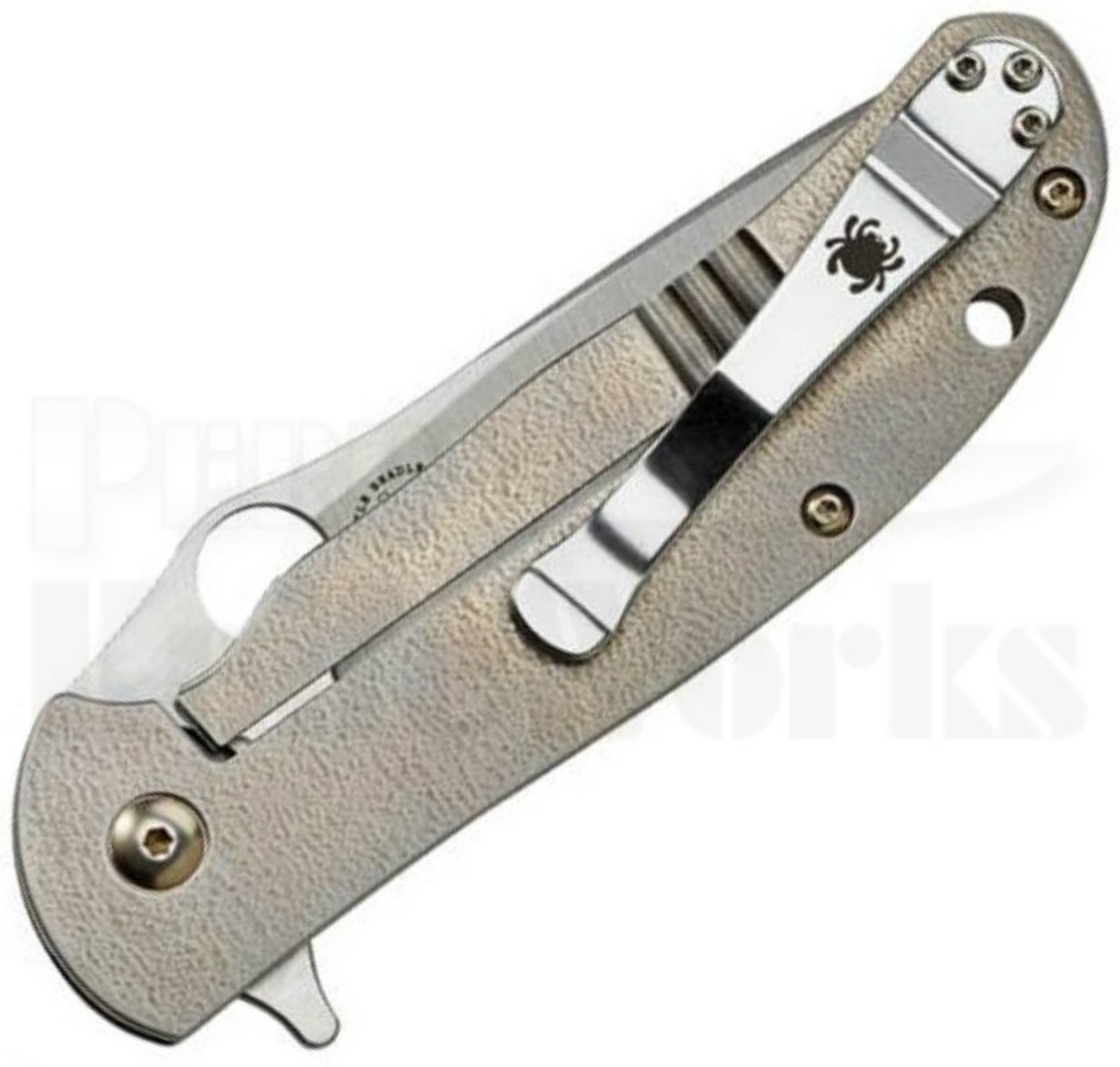 Spyderco Advocate Frame Lock Flipper Knife (3.5" Satin) C214TIP