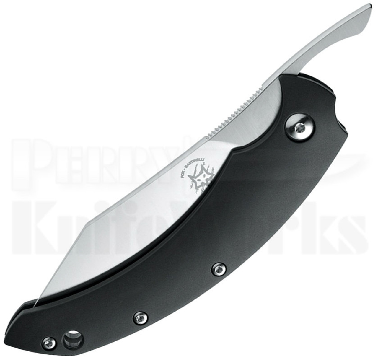 Fox Knives Bastinelli Dragotac Slim Black FRN Knife (3.0" Satin) 518