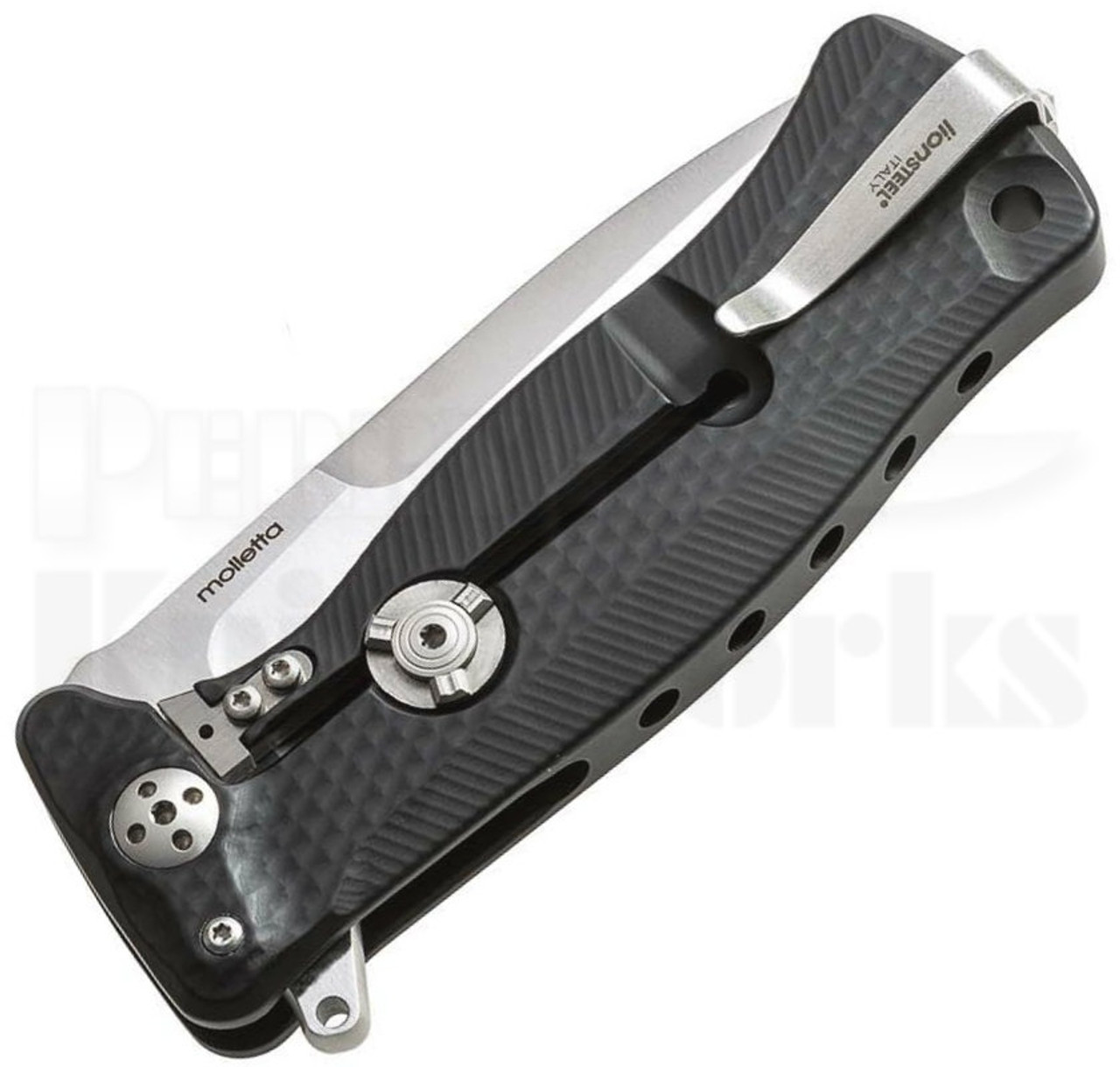 Lion Steel SR-11 Framelock Knife Black Aluminum (3.7" Satin) SR11A-BS