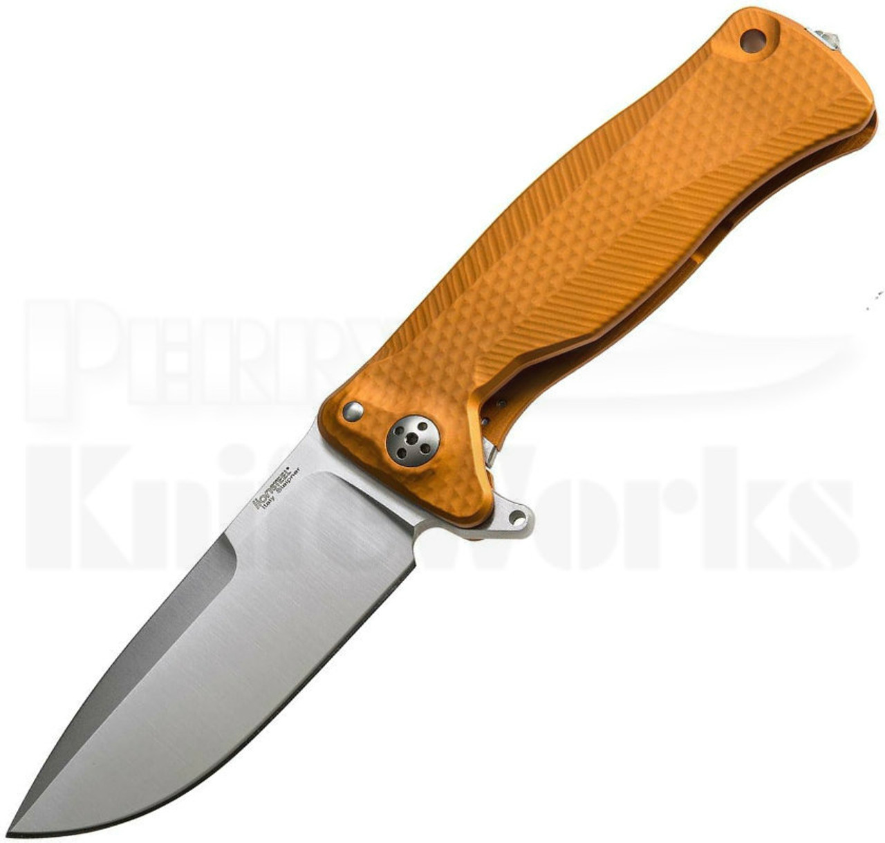 Lion Steel SR-11 Framelock Knife Orange (3.7" Satin) SR11A-OS
