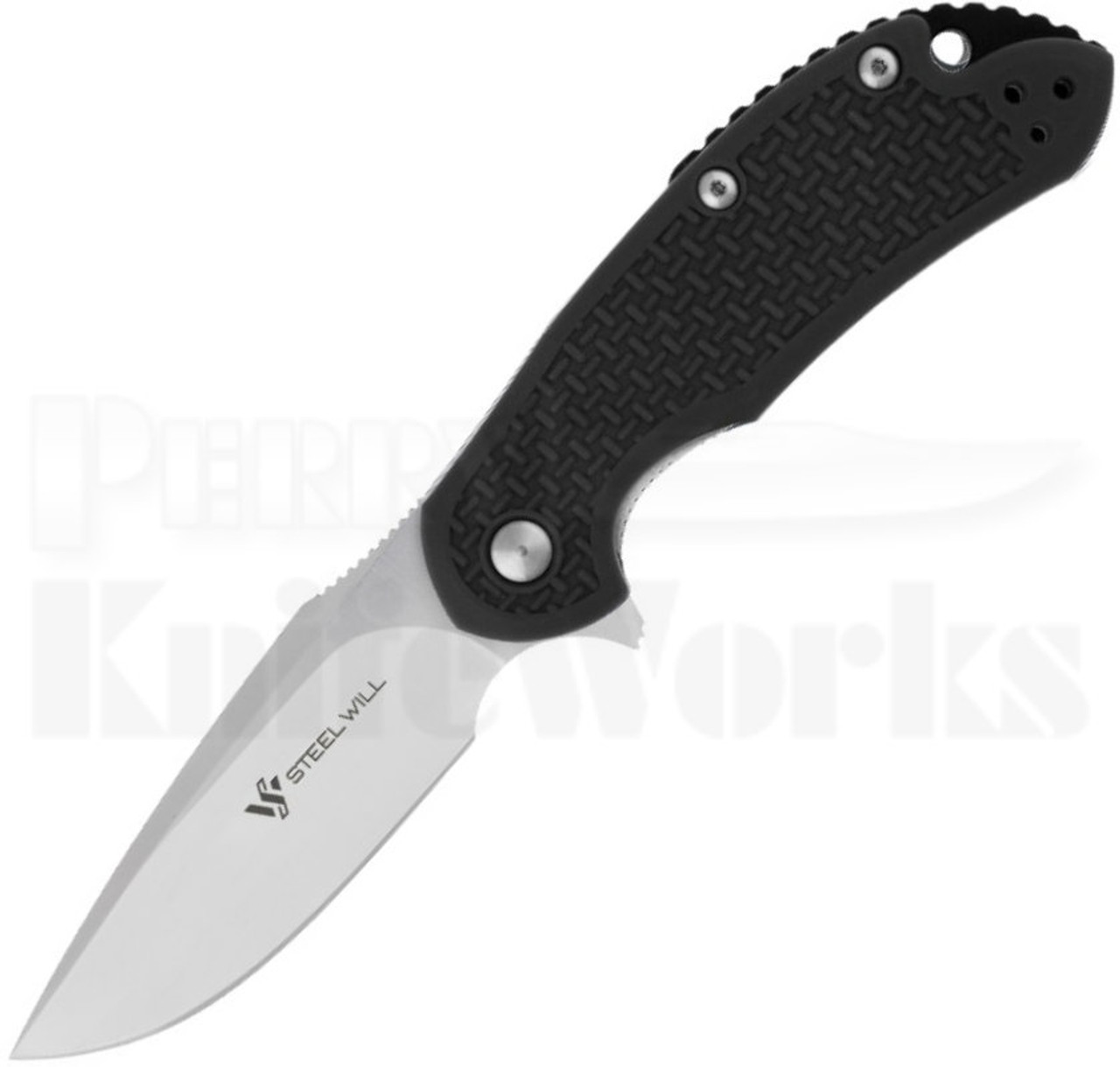 Steel Will Cutjack Mini Black FRN Flipper Knife (3" Satin) C22M-1BK