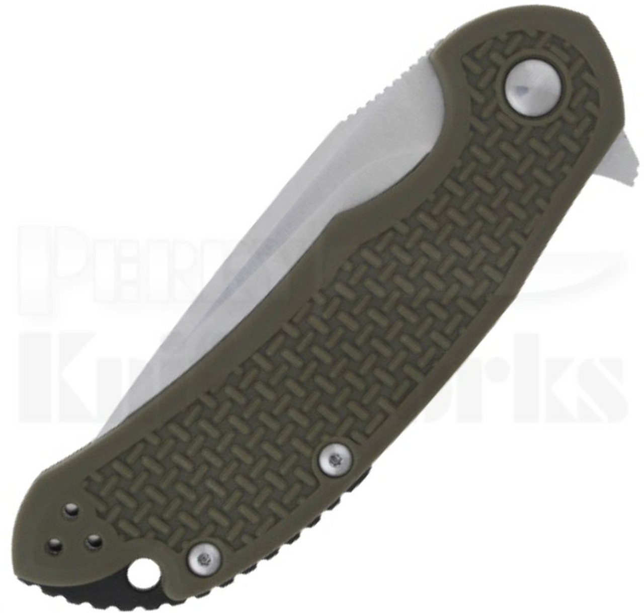 Steel Will Cutjack Mini OD-Green FRN Flipper Knife (3" Satin) C22M-10OD