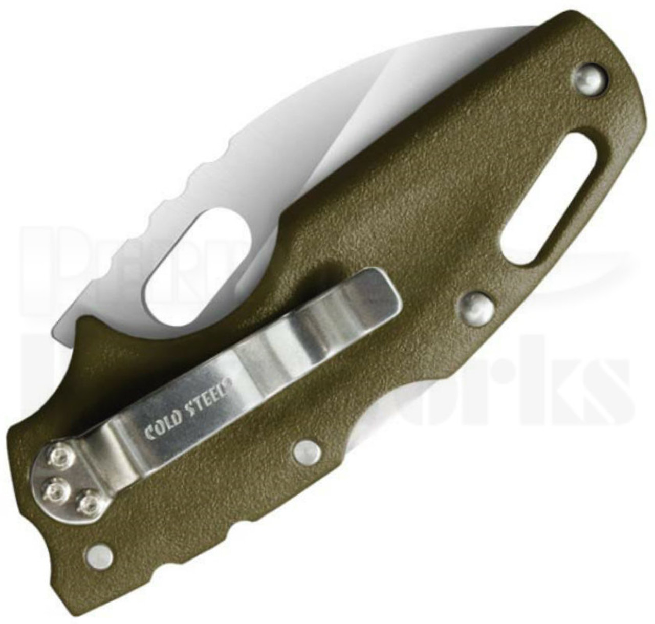 Cold Steel Tuff Lite Tri-Ad Lock Knife OD-Green (2.5" Satin) 20LTG