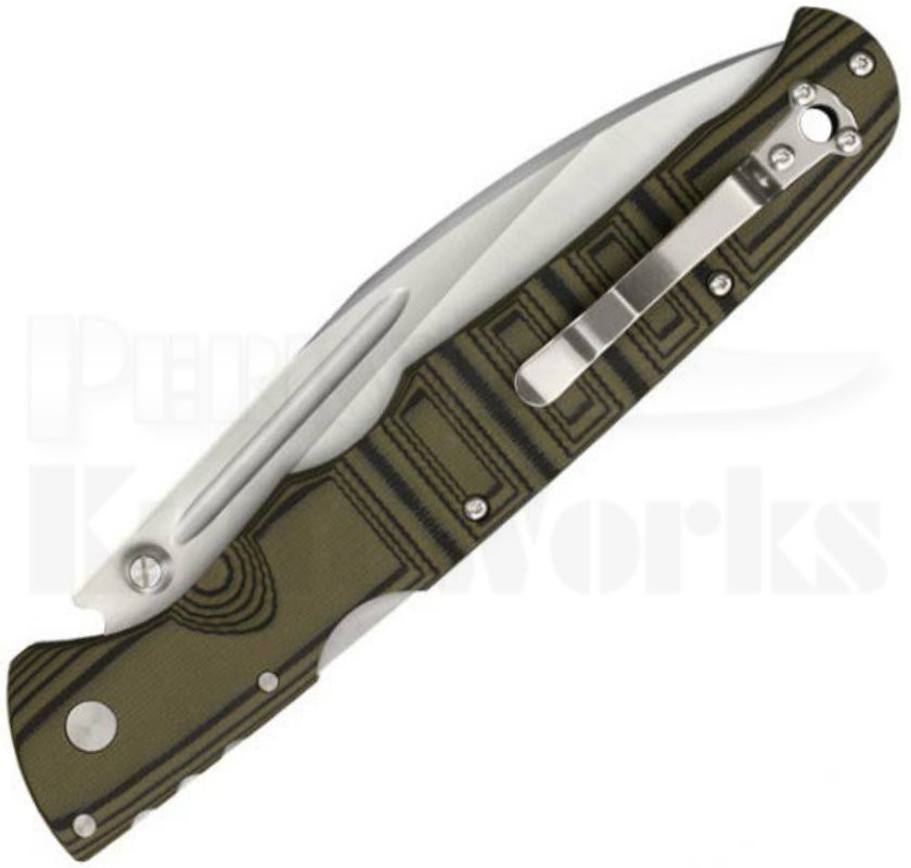 Cold Steel Frenzy I Tri-Ad Lock Knife Black/Green G10 l 62PV1