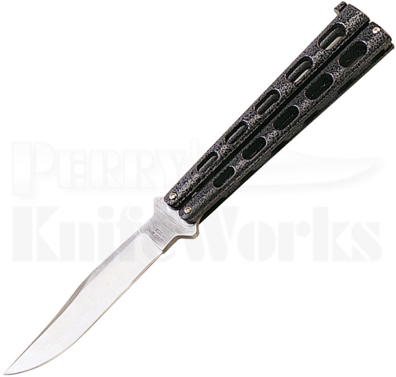 Bear & Son 114 Silver Speckle Butterfly Knife