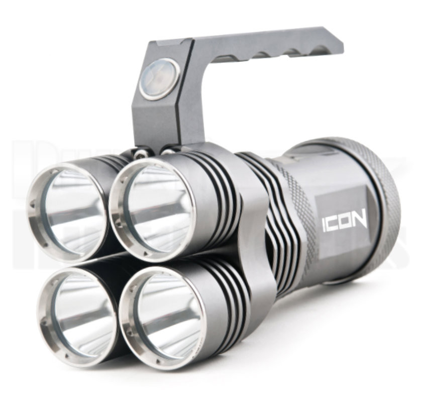 Guard Dog Icon Rechargeable Tactical Flashlight l 3000 Lumen