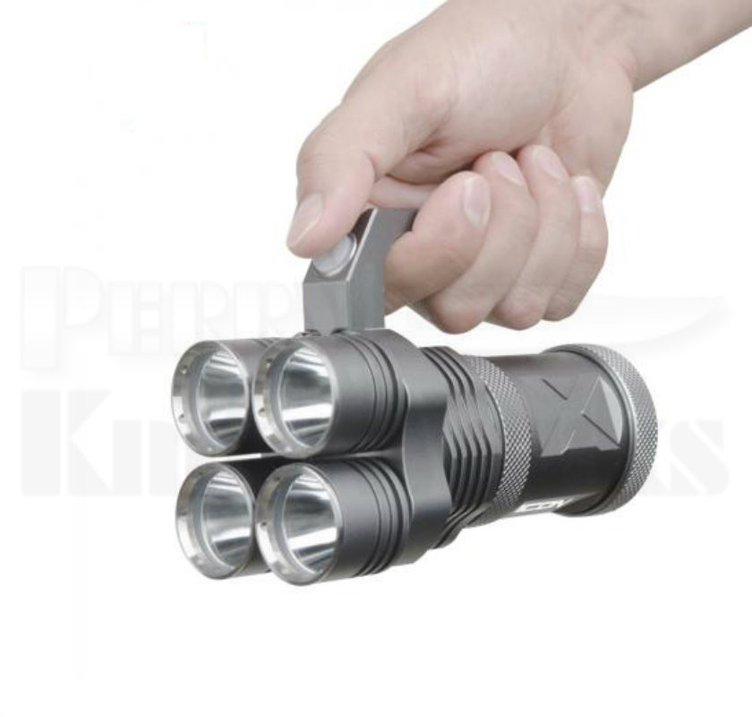 Guard Dog Icon Rechargeable Tactical Flashlight l 3000 Lumen