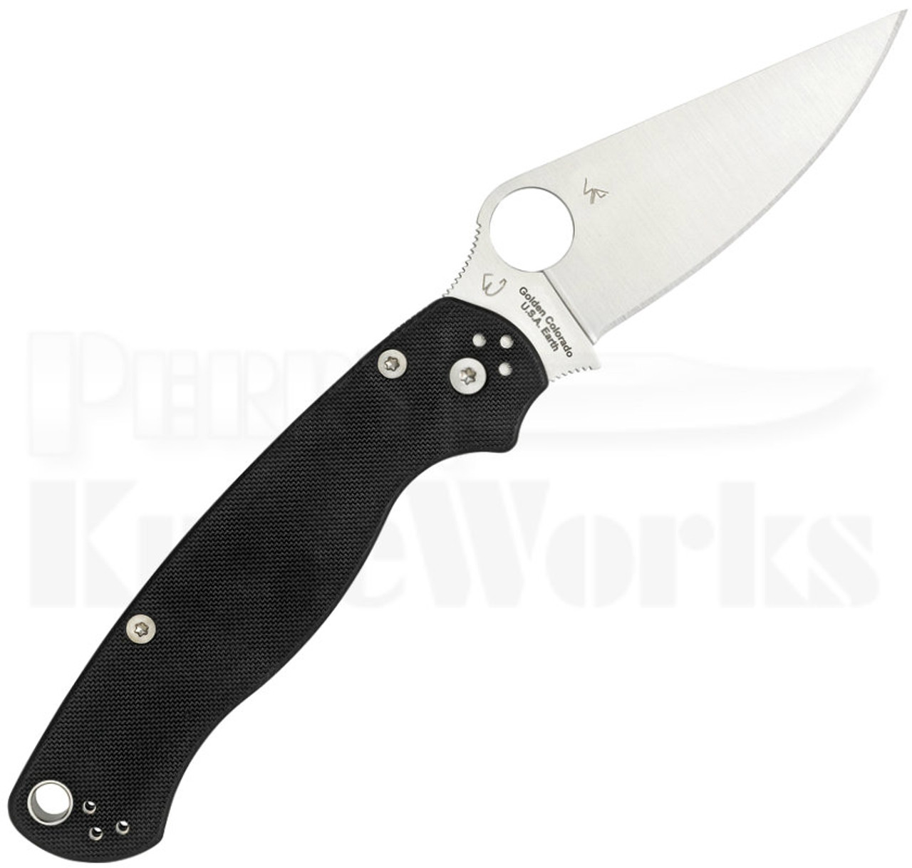 Spyderco Paramilitary 2 Left Handed Knife C81GPLE2