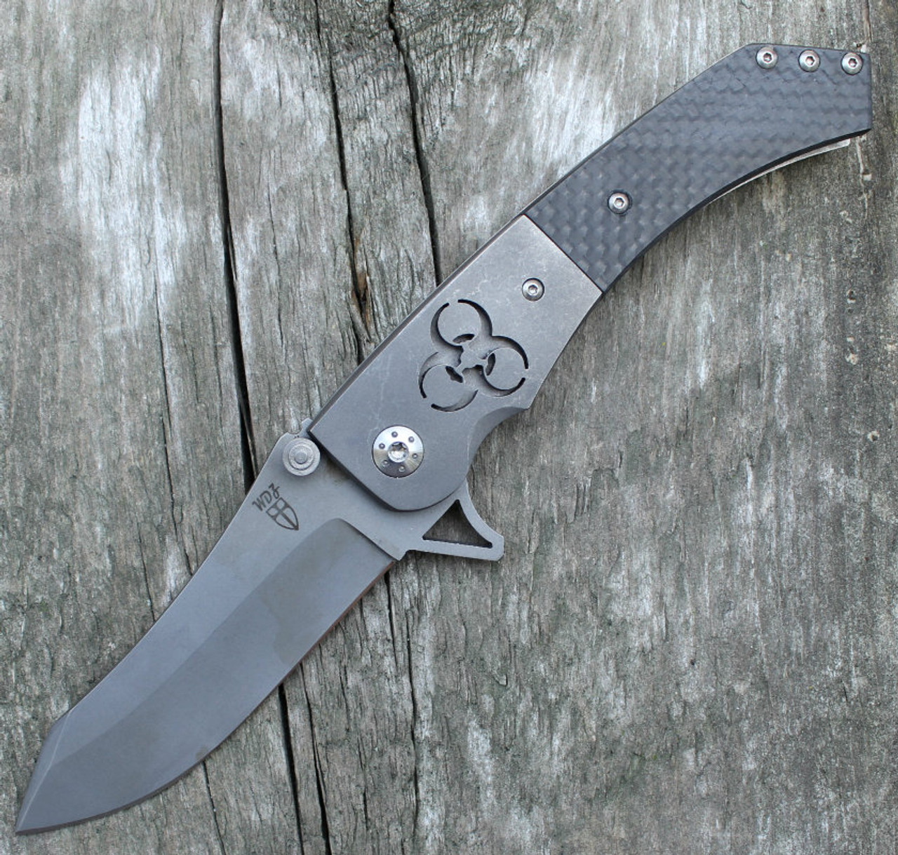 Will Zermeno Azrael Bio-Hazard Framelock Knife for Sale