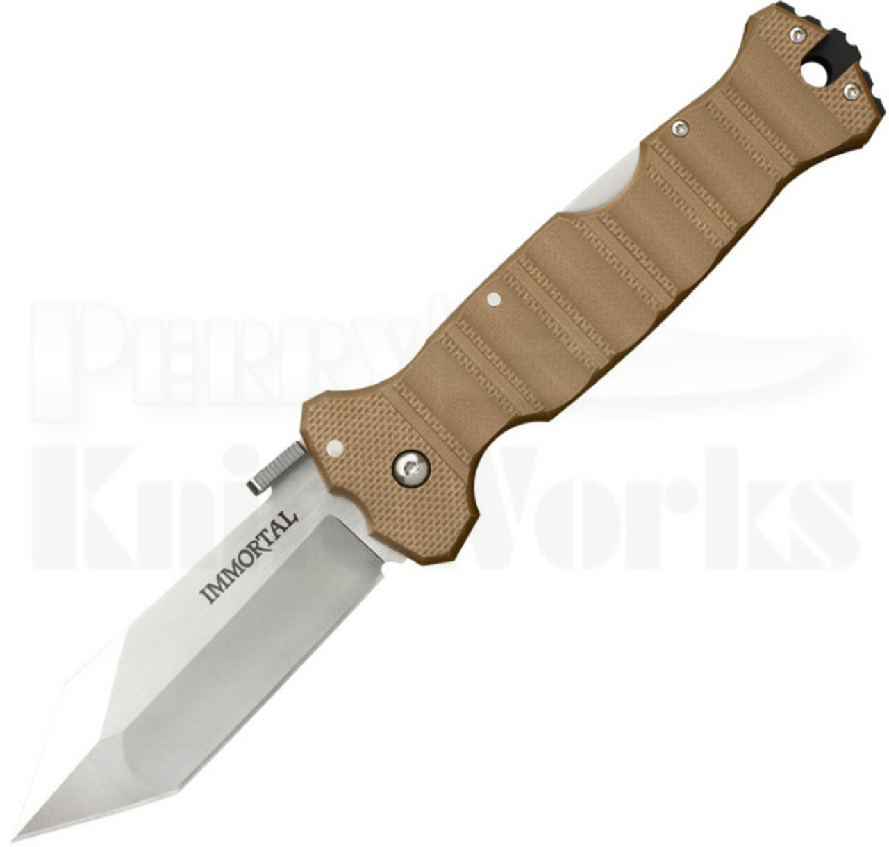 Cold Steel Immortal Tri-Ad Lock Knife Coyote Tan G10 23HVB