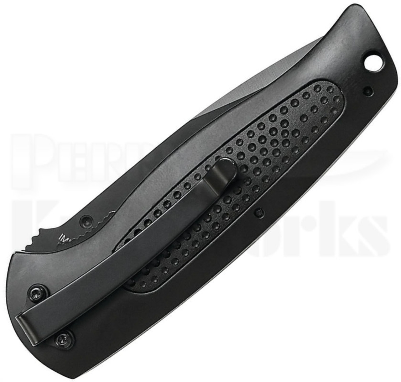 Imperial Medium Linerlock Knife Black Aluminum (3.2" Black)